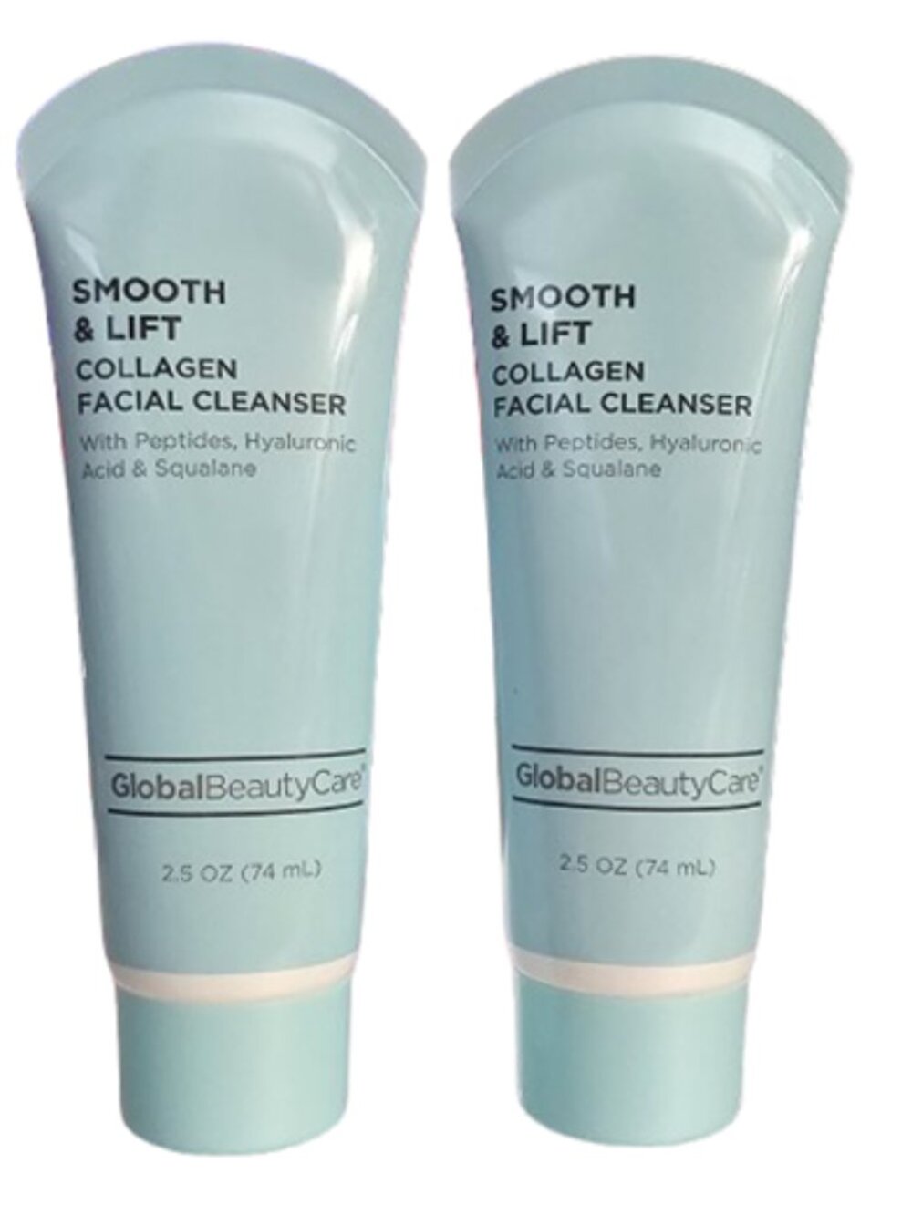 Global Beauty Care Smooth & Lift Collagen Facial Cleanser Skincare (Pack of 2)